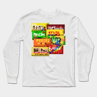 Pixel Art - Candy Boxes Long Sleeve T-Shirt